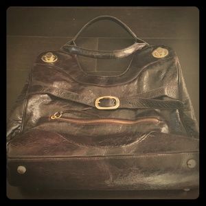 Foley and Corinna patent jet set tote